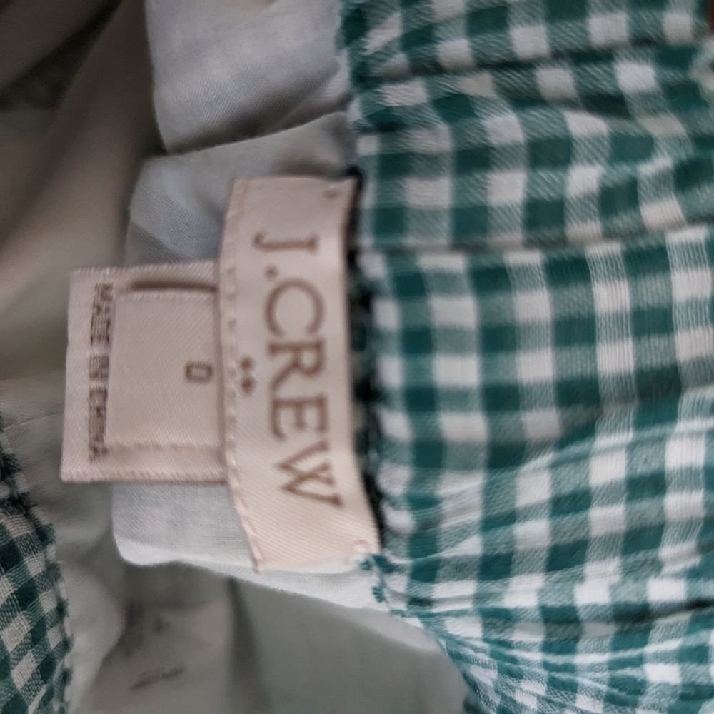 JCrew Gingham Skirt - Picture 3 of 3